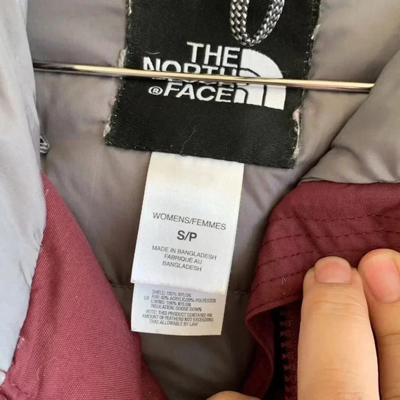 The North Face Women Hooded Belted Goose Down Hyvent Winter Jacket Coat Size S - Picture 4 of 6